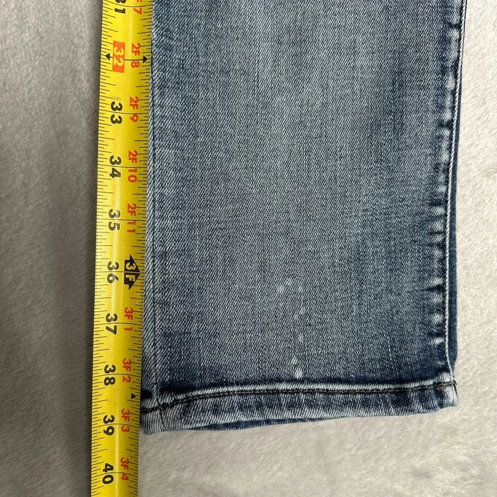 Judy Blue Boyfriend Fit Jeans‎ Mid Rise Distressed Denim Medium Wash Size 11/30